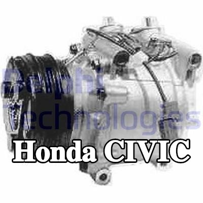 DELPHI ضاغط تكييف الهواء — 1992 Honda Civic