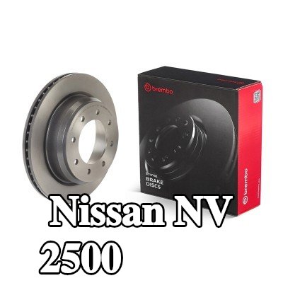 BREMBO قرص مكابح Prime, Outer Diameter: 365mm, مزود بفتحات تهوية داخلية, مطلي — Nissan Nv 2500