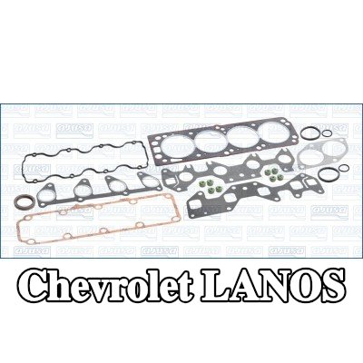 AJUSA مجموعة حشيات, رأس الأسطوانة مع حشوة رأس الأسطوانة, مع أختام ساق الصمام, FIBERMAX — Chevrolet Lanos