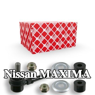 FEBI BILSTEIN وصلة قضيب مانع الانقلاب OE Turbo NEW, 87mm, الفولاذ, مع صواميل, مع حوامل مطاطية, مع غسالات — 1990 Nissan Maxima