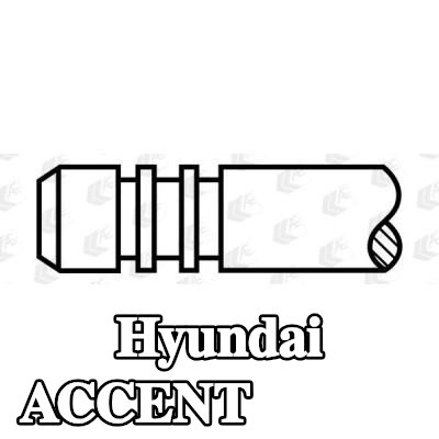 AE صمام العادم — Hyundai Accent