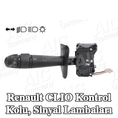 AIC Kontrol Kolu, sinyal lambaları — 2000 Renault Clio
