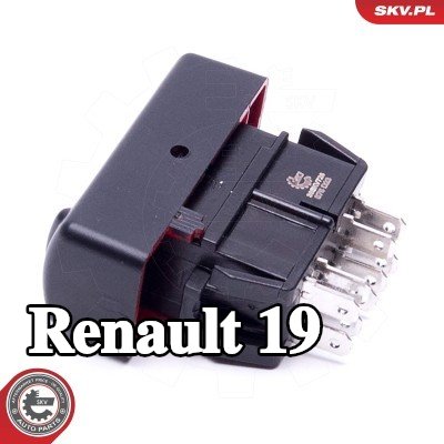 ESEN SKV مفتاح ضوء التحذير من الخطر — Renault 19