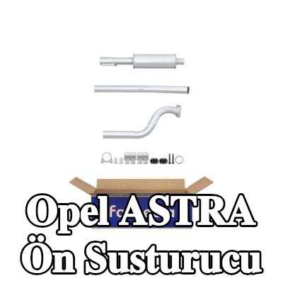 HELLA Ön susturucu Ön, montaj parçaları ile — 2002 Opel Astra