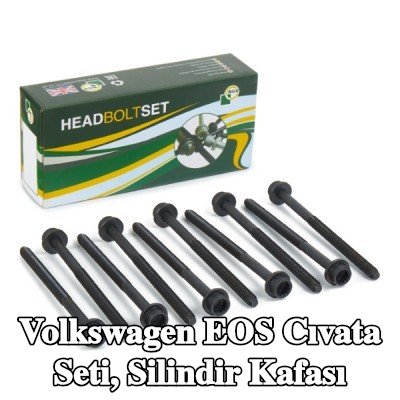 BGA Cıvata Kiti, silindir kafası M9 — 2006 Volkswagen Eos