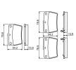 BOSCH Fren balatası seti 13, 9mm — 2002 Toyota Rav4 (10)