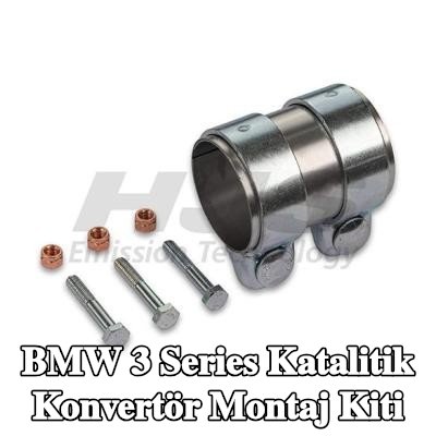HJS Boru konektörlü katalitik konvertör montaj kiti — 2002 BMW 3 Series