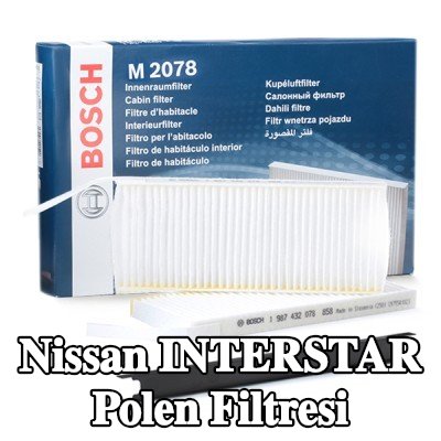 BOSCH Polen filtresi Partikül Filtresi — 2022 Nissan Interstar