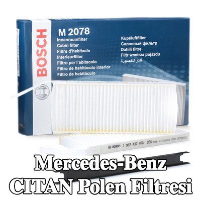 BOSCH Polen filtresi Partikül Filtresi — 2016 Mercedes-Benz Citan