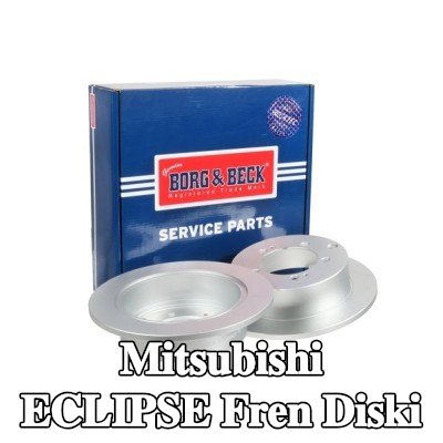 BORG & BECK Fren diski Dış Çap: 262mm, düz, Kaplamalı — Mitsubishi Eclipse