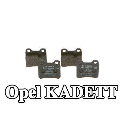 BOSCH مجموعة وسادات الفرامل 15mm — 1990 Opel Kadett