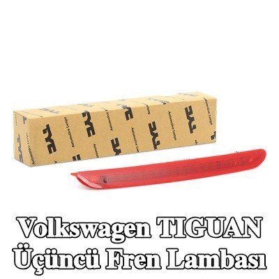 TYC Üçüncü fren lambası Merkez, entegre cam yıkama sıvısı püskürtücülü — Volkswagen Tiguan