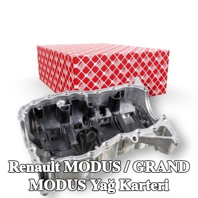FEBI BILSTEIN Yağ tahliye tapalı yağ karteri, conta halkası ile — Renault Modus / Grand Modus