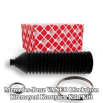 FEBI BILSTEIN Sol ön aks direksiyon kremayeri kılıfı kiti, Ön Aks Sağ, kelepçeli — Mercedes-Benz Vaneo