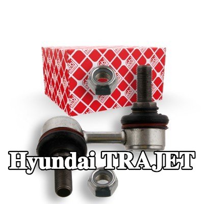 FEBI BILSTEIN وصلة قضيب مانع الانقلاب OE Turbo NEW, المحور الأمامي الأيسر, 61mm, الفولاذ — Hyundai Trajet