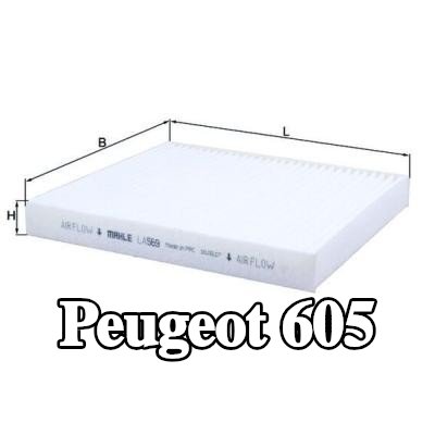 MAHLE مرشح حبوب اللقاح Particulate Filter — Peugeot 605