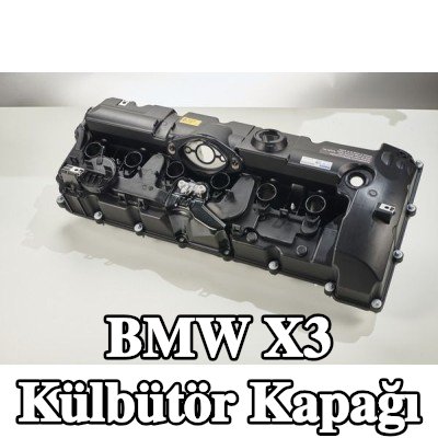 MAHLE Contalı/sızdırmazlık elemanlı külbütör kapağı, valfli, cıvata/vida ile, kapak olmadan — 2008 BMW X3