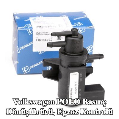 PIERBURG Basınç dönüştürücü, egzoz kontrolü — 2012 Volkswagen Polo