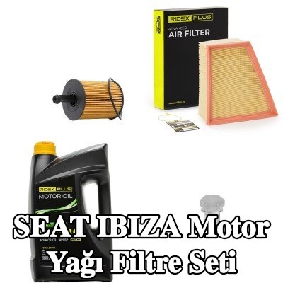 RIDEX PLUS Motor yağı filtre seti — SEAT Ibiza