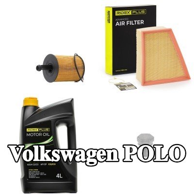 RIDEX PLUS مجموعة مرشحات زيت المحرك — Volkswagen Polo