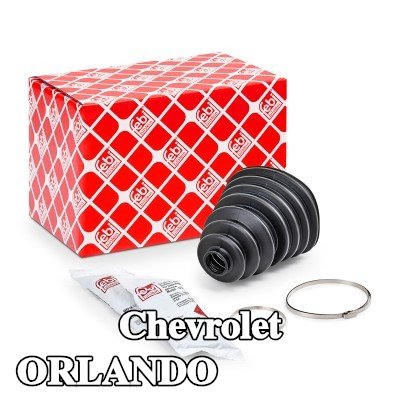 FEBI BILSTEIN غطاء مفصل CV المحور الأمامي, المحور الخلفي, مع مشابك — Chevrolet Orlando