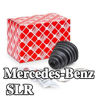 FEBI BILSTEIN غطاء مفصل CV المحور الأمامي, المحور الخلفي, مع مشابك — Mercedes-Benz Slr