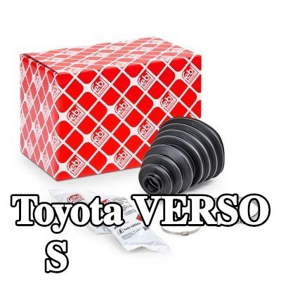 FEBI BILSTEIN غطاء مفصل CV المحور الأمامي, المحور الخلفي, مع مشابك — Toyota Verso S