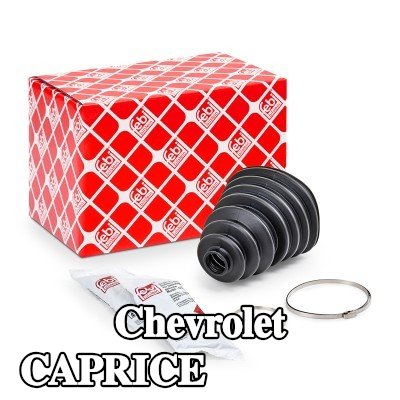 FEBI BILSTEIN غطاء مفصل CV المحور الأمامي, المحور الخلفي, مع مشابك — Chevrolet Caprice