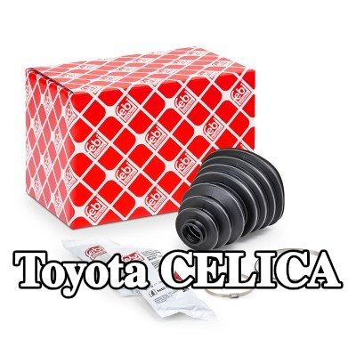 FEBI BILSTEIN غطاء مفصل CV المحور الأمامي, المحور الخلفي, مع مشابك — 1990 Toyota Celica