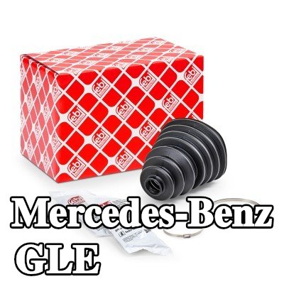 FEBI BILSTEIN غطاء مفصل CV المحور الأمامي, المحور الخلفي, مع مشابك — Mercedes-Benz Gle