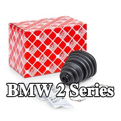 FEBI BILSTEIN غطاء مفصل CV المحور الأمامي, المحور الخلفي, مع مشابك — BMW 2 Series