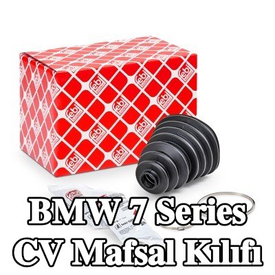 FEBI BILSTEIN Ön aks CV manşonu, Arka Aks, kelepçeli — BMW 7 Series