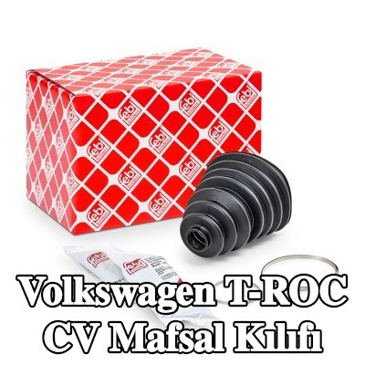 FEBI BILSTEIN Ön aks CV manşonu, Arka Aks, kelepçeli — Volkswagen T-roc