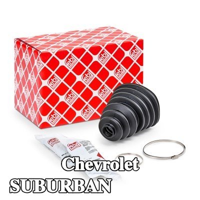 FEBI BILSTEIN غطاء مفصل CV المحور الأمامي, المحور الخلفي, مع مشابك — Chevrolet Suburban