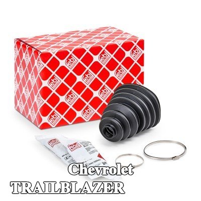 FEBI BILSTEIN غطاء مفصل CV المحور الأمامي, المحور الخلفي, مع مشابك — Chevrolet Trailblazer