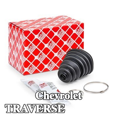 FEBI BILSTEIN غطاء مفصل CV المحور الأمامي, المحور الخلفي, مع مشابك — Chevrolet Traverse