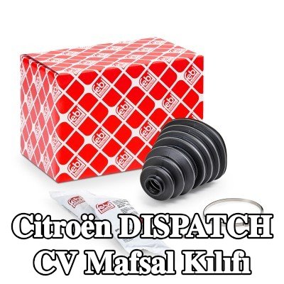 FEBI BILSTEIN Ön aks CV manşonu, Arka Aks, kelepçeli — Citroën Dispatch