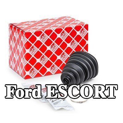 FEBI BILSTEIN غطاء مفصل CV المحور الأمامي, المحور الخلفي, مع مشابك — Ford Escort