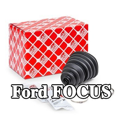 FEBI BILSTEIN غطاء مفصل CV المحور الأمامي, المحور الخلفي, مع مشابك — Ford Focus