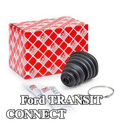 FEBI BILSTEIN غطاء مفصل CV المحور الأمامي, المحور الخلفي, مع مشابك — Ford Transit Connect