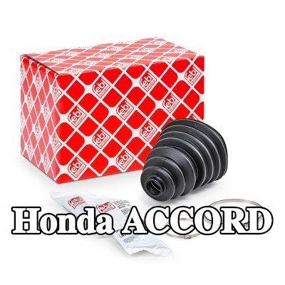 FEBI BILSTEIN غطاء مفصل CV المحور الأمامي, المحور الخلفي, مع مشابك — Honda Accord