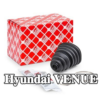 FEBI BILSTEIN غطاء مفصل CV المحور الأمامي, المحور الخلفي, مع مشابك — Hyundai Venue