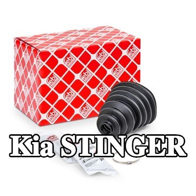 FEBI BILSTEIN غطاء مفصل CV المحور الأمامي, المحور الخلفي, مع مشابك — Kia Stinger