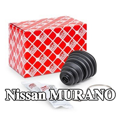 FEBI BILSTEIN غطاء مفصل CV المحور الأمامي, المحور الخلفي, مع مشابك — Nissan Murano