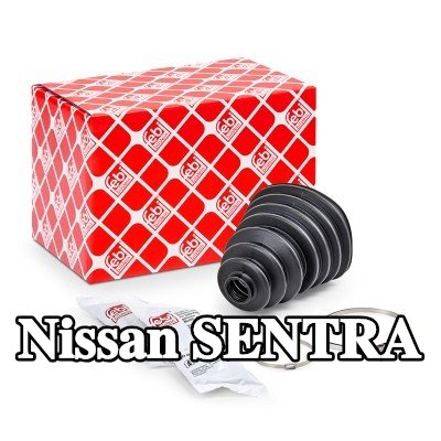 FEBI BILSTEIN غطاء مفصل CV المحور الأمامي, المحور الخلفي, مع مشابك — Nissan Sentra