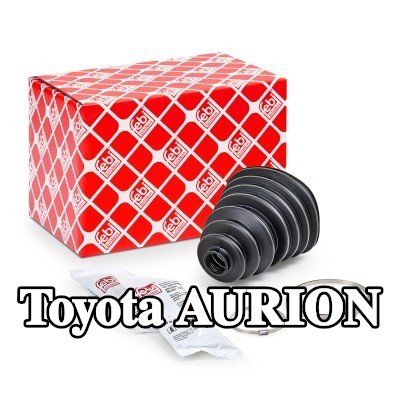 FEBI BILSTEIN غطاء مفصل CV المحور الأمامي, المحور الخلفي, مع مشابك — Toyota Aurion