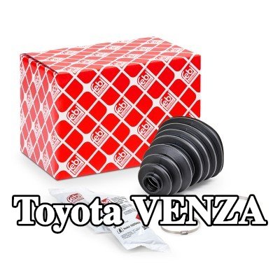 FEBI BILSTEIN غطاء مفصل CV المحور الأمامي, المحور الخلفي, مع مشابك — Toyota Venza