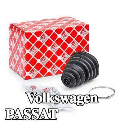 FEBI BILSTEIN غطاء مفصل CV المحور الأمامي, المحور الخلفي, مع مشابك — Volkswagen Passat