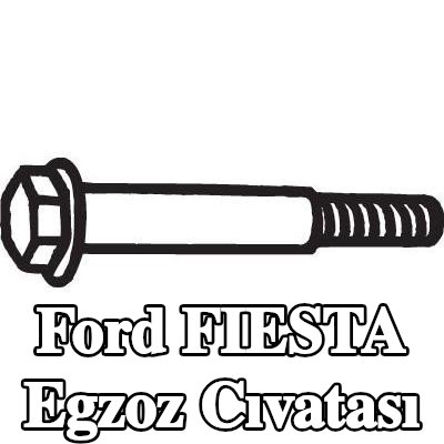 BOSAL Egzoz cıvatası — 1990 Ford Fiesta