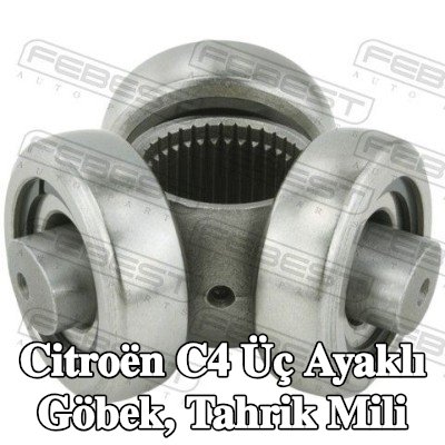 FEBEST Üç ayaklı göbek, tahrik mili — Citroën C4